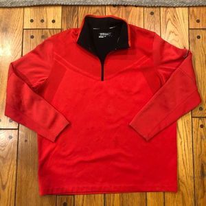 Nike Golf 1/4 Zip Sweatshirt Woman’s Size XL Red